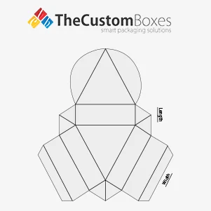 custom triangular tray lid